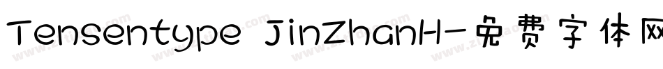 Tensentype JinZhanH字体转换